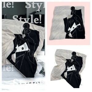 Picasso 100% silk scarf Femme a la guitare 1924 art print by Pablo Picasso